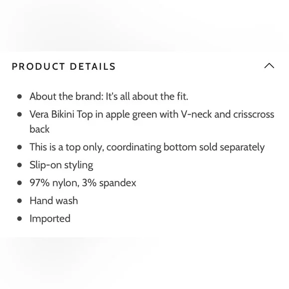 NEW L*SPACE Apple Green Bikini Set - Picture 9 of 10